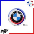 Logo BMW M 82 mm Série 1 2 3 4 5 6 7 Edition 50e Anniversaire Rétro Version 1-0