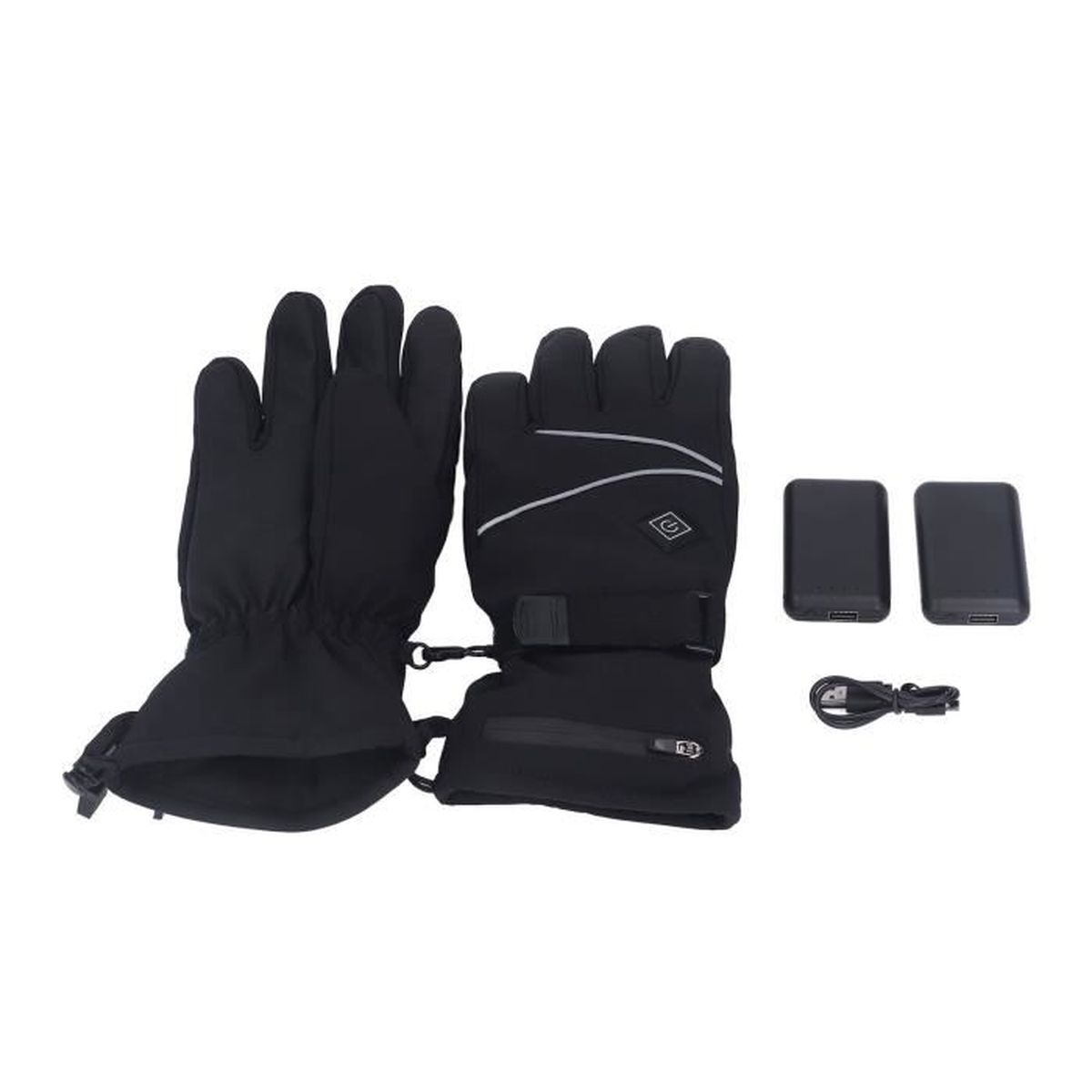 Gants Chauffants COVVY Rechargeables 3 Niveaux De Chaleur - Homme Et Femme, Imperméables, Écran Tactile, Idéal Ski, Randonnée Et Hiver