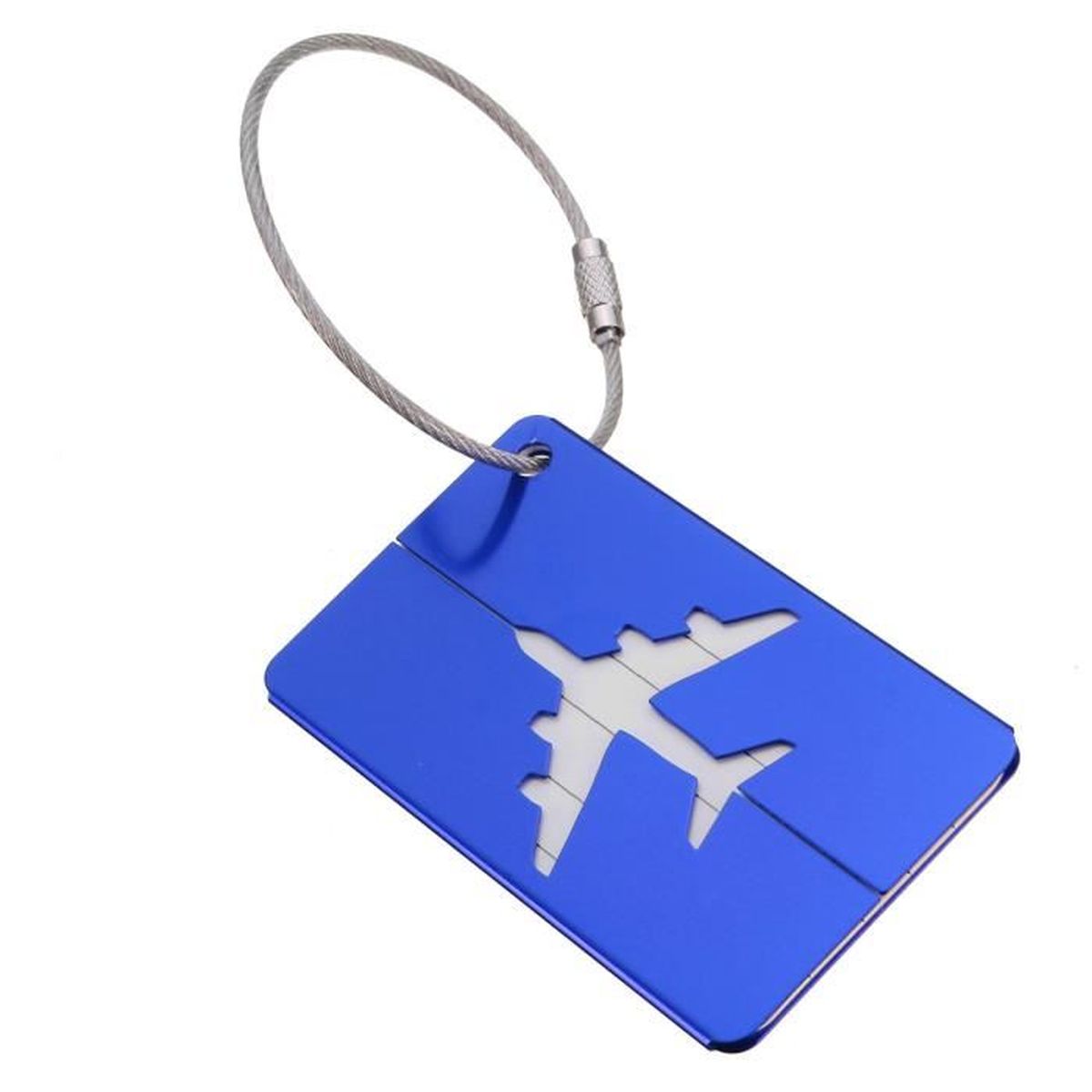 Voyage sac de vacances bagages étiquette valise étiquettes une boucle design avec nom id
