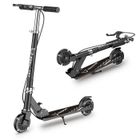 Trottinette Enfant - FOXSPORT - Pliable - 2 Roues Clignotantes - Frein à Main - Guidon Ajustable de 3 Niveaux - Charge 100 kg -