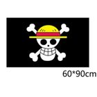 ECELEN 60X90 CM Drapeau One Piece Monkey D. Luffy Skull lh1222vflglp01er