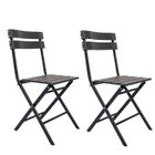 MOBILI REBECCA Rebecca Mobili 2 Chaises de jardin Pliables en Plastique pour Exterieur