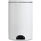 ROSSIGNOL - Poubelle à pédale - 14 L - blanche - Élora