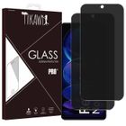 Tikawi x2 Verres trempés Anti Espion 9H Xiaomi Redmi Note 12 Pro - Pro Plus 5G (6.67") [Anti-traces] - Film de protection x2