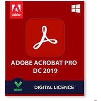 Logiciel  Adobe Acrobat Pro DC 2019 ( Clé D'activation à vie 1 PC)
