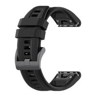Remplacement Bracelet de Montre en Silicone, QuickFit 22mm pour Garmin Fenix 7 6 5 / Descent G1 / Epix/Instinct/Approach S60 S62