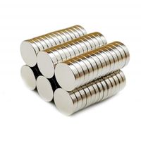 ZUYOO Aimant Néodyme 50 Pcs 10 * 2mm Premium Aimant Néodyme Magnet Idéale pour Réfrigérateur, Tableau Blanc Interactif, Surfaces