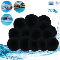 LARS360 Balles filtrantes pour piscine - 700 g Peut remplacer 25 kg de sable filtrant (noir)