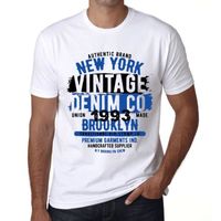 Homme Tee-Shirt New York En 1993 – New York Made In 1993 – 30 Ans T-Shirt Cadeau 30e Anniversaire Vintage Année 1993