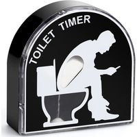 Toilette Sablier 5 Minutes Toilettes Amusant Minuterie Enfants Brossage Timing Outil Creative Salle pour Mari Papa Fête des Pères