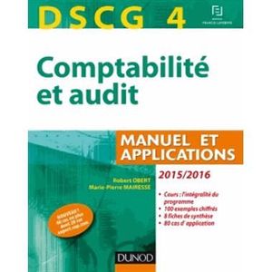 LIVRE COMPTABILITÉ Comptabilité et audit DSCG 4