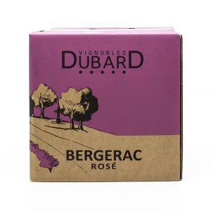 VIN ROSE Vignobles Dubard AOC Bergerac Rosé BIB 5L