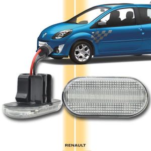 2 CLIGNOTANTS LATERAUX NOIR CHROME A LED RENAULT 21 2.0 Turbo