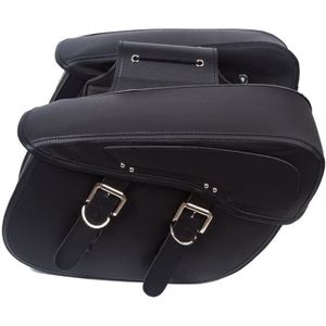 Sacoche Moto Honda Shadow Sacoche Latérale Gauche Pour Honda Shadow VT 125 C - 20L Cuir Synthétique Rangement Moto 20 Litres