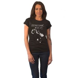 T-SHIRT T-shirt femme Fleetwood Mac - RUMOUR - noir - logo album - col ras-du-cou - manches courtes
