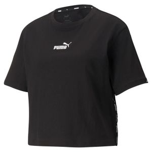 T-SHIRT Puma t-shirts-manches-courtes Fille en couleur Noir - Taille S