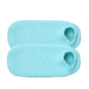 SOIN MAINS ET PIEDS Pwshymi Chaussettes hydratantes en gel pour les pieds Chaussettes de soins des pieds, hydratantes et hygiene mains Vert Bleu