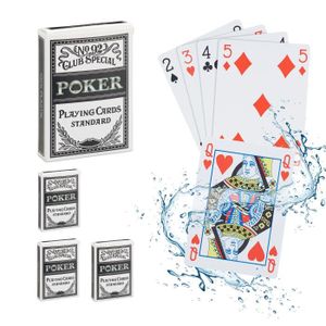 CARTES DE JEU 4 jeux de cartes résistants à l’eau - 10047709-0