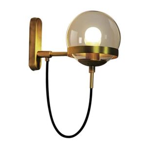 Lampe de salle de bain rétro étanche Bronze 8W/10W/12W, éclairage