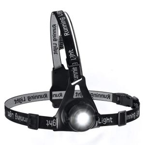 Lampe de course pour les coureurs, 360 Lumens Led Rechargeable Lumière de  poitrine avec voyant d'avertissement de sécurité