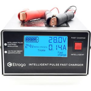 CHARGEUR DE BATTERIE Chargeur Batterie Voitures 12V 24V 10A 250W Intell