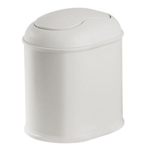 POUBELLE - CORBEILLE poubelle de salle de bain pratique avec couvercle – poubelle de cuisine élégante en plastique résistant – corbeille à papier co228
