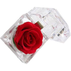 Fleurs stabilisées Unique Rose Cadeau Rose Assortiment De Bonbons En 