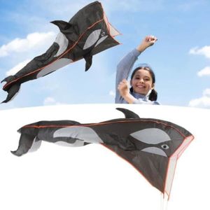 CERF-VOLANT CERF-VOLANT VGEBY cerf-volant de baleine 3D de dessin animé Cerf-volant de Baleine 3D Unisexe Cerf-volant de Brise jeux