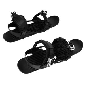 Chaussures de Ski à Mini fixations réglables, planche à neige, patins pour  la neige, planche à neige courte, Portable