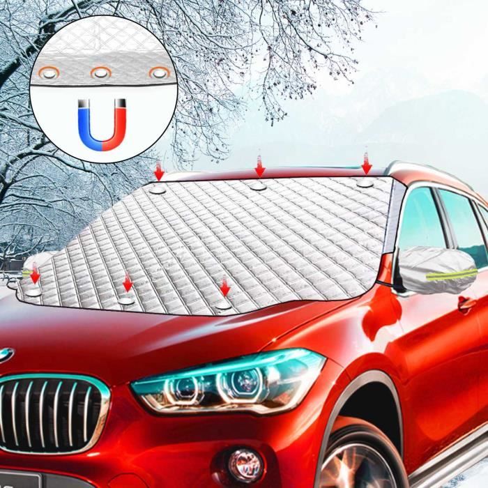 Demi-couverture de voiture Vêtements de voiture Protection solaire  Isolation thermique Sun Nisor, plus coton Taille: 4.5x1.8x1.7m