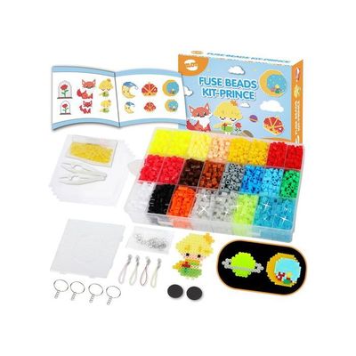 Maxi Pack Perles à Repasser La Manuli Perles à Repasser 11 000 Pièces 36 Couleurs, Phosphorescent, Taille Midi 5mm, Accessoires Pour La Fabrication De Bijoux DIY Perle A Repasser Stitch