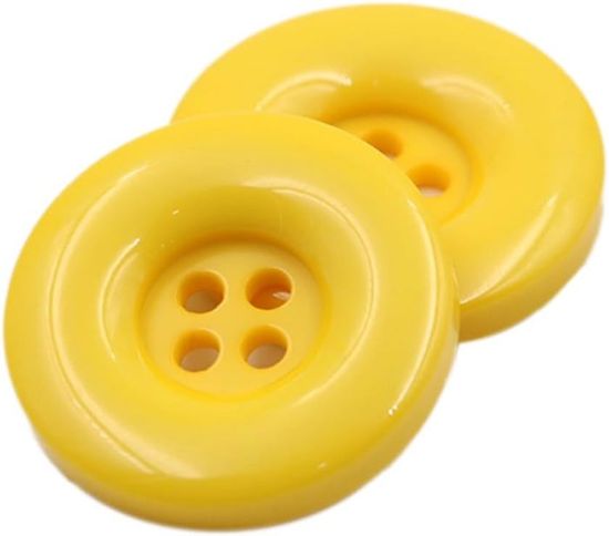 Lot De 10 Boutons Décoratifs En Résine - Boutons Ronds 4 Trous Pour Couture, Bricolage Et Vêtements