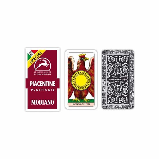 Modiano 300053 – Jeu De Cartes Régionales Version Italienne – 320 G/m²
