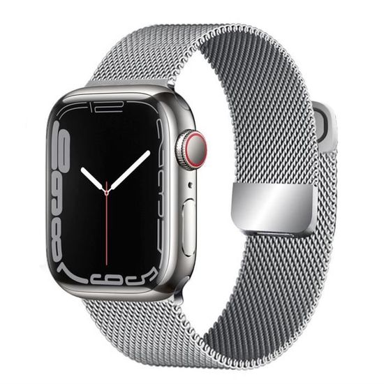 Bracelet milanais Apple Watch Ultra (argent) 