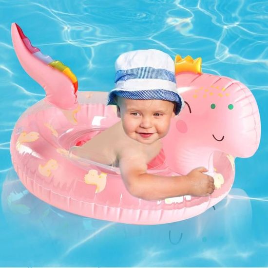 Bouée Bébé LAYCOL Avec Parasol UPF50+ - Anneau De Bain Sécurisé 3-36 Mois - Piscine Enfant
