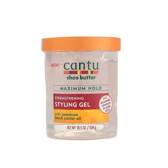 Cantu Strengthening Styling Gel with Jamaican Black Castor Oil 524g