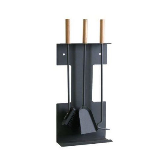 Kamino-Flam 337132 Set de 3 accessoires pour cheminée avec manche en bois 