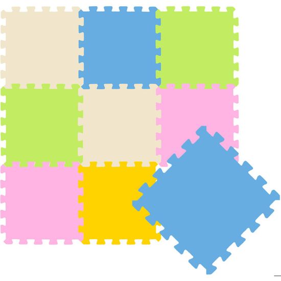 meiqicool Tapis Puzzle Jeux pour Enfants Puzzles de Sol en Mousse EVA 18 Fragments Dimension Globale env 1,62m² Jouet décoration de Chambre de bébés Rose Vert Gris 030812 meiqicool Tapis Puzzle Jeux pour Enfants Puzzles de Sol en Mousse EVA 18 Fragments Dimension Globale env 1,62m² Jouet décoration de Chambre de bébés Rose Vert Gris 030812