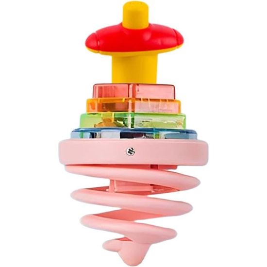 Jalunth Springring Toupie De Pied Lumineuse - Roue Oscillante Extérieure Pour Enfants & Adultes - Jouet Clignotant Sans Pile - Cadeau Noël