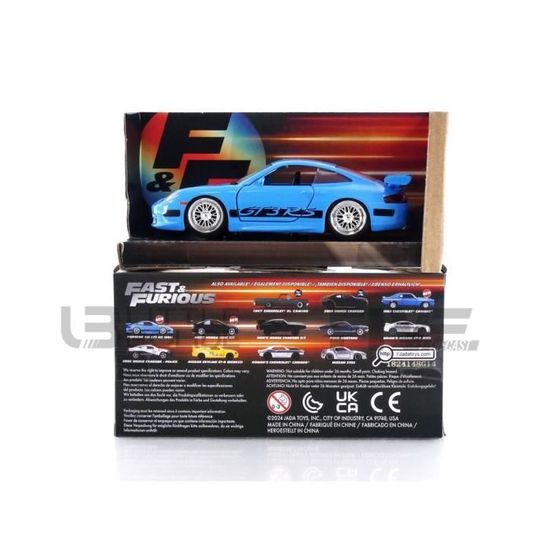 Modèle Réduit Subaru WRX STI Fast & Furious – échelle 1:32, Portes Ouvrantes, Pneus Caoutchouc