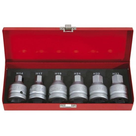 Jeu D'embouts à Choc KS TOOLS 3/4" - 6 Pièces, 14-24mm, Neuf En Coffret Métal