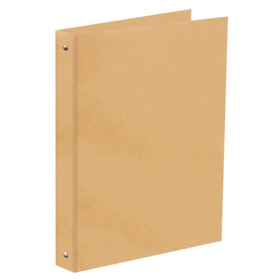 Lot De 2 Classeurs A4 En Papier Kraft - 4 Anneaux Rechargeables - Pour Bureau, école, Organisation De Documents