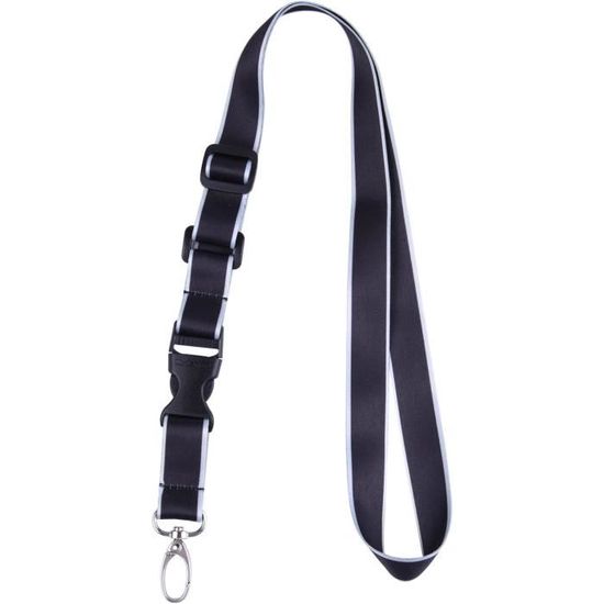Cordon Tour De Cou 15mm Plat Avec Enrouleur Pour Carte Et Porte-badge