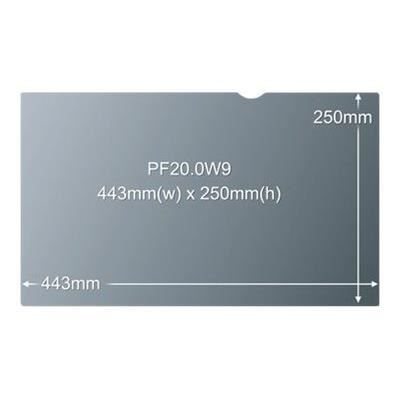 3M Filtre de confidentialité pour écran - Noir - Pour 50,8 cm (20\