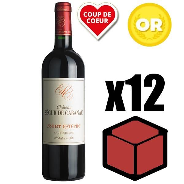 X12 Château Ségur de Cabanac 2016 75 cl AOC Saint-Estèphe Vin Rouge