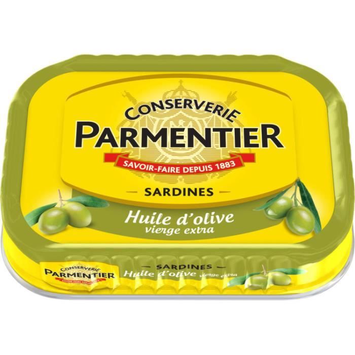 PAULET PAUL Sardines à l'huile d'olive Parmentier - 135 g