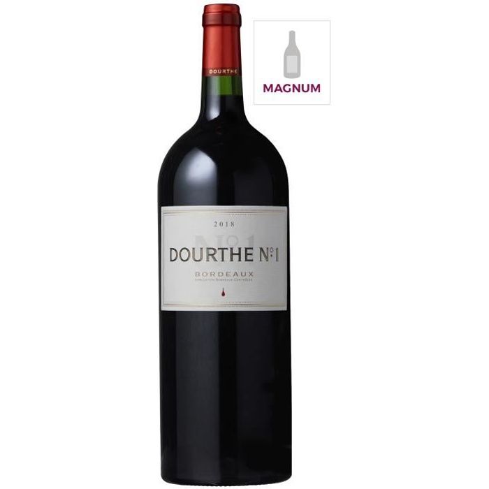 Magnum Dourthe N°1 2018 Bordeaux - Vin rouge de Bordeaux - 1,5L