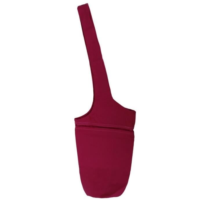 Accessoires Fitness - Musculation,Grand tapis de Yoga sac transporteur sangle bandoulière sac de sport fourre tout - Type Rouge