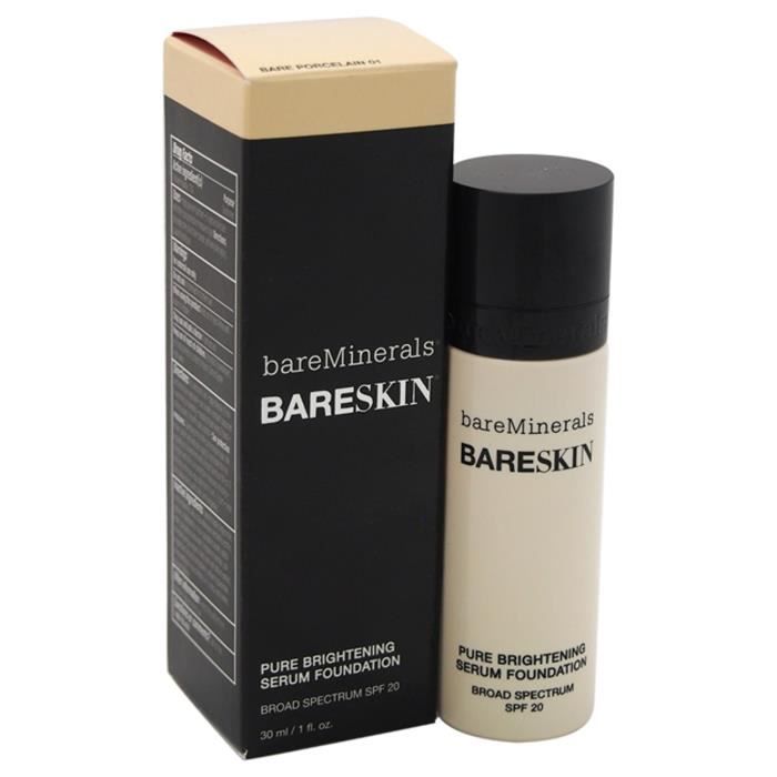 BareSkin Pure Brightening Serum Fond de teint SPF 20 - Bare Porcelain 01 by bareMinerals pour Femme - 1