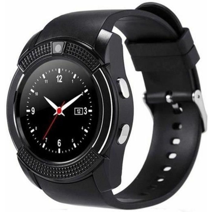 Montre connectée compatible avec Xiaomi Poco X3 NFC - Smart Watch Bluetooth avec Caméra - compatible avec Samsung Huawei etc...